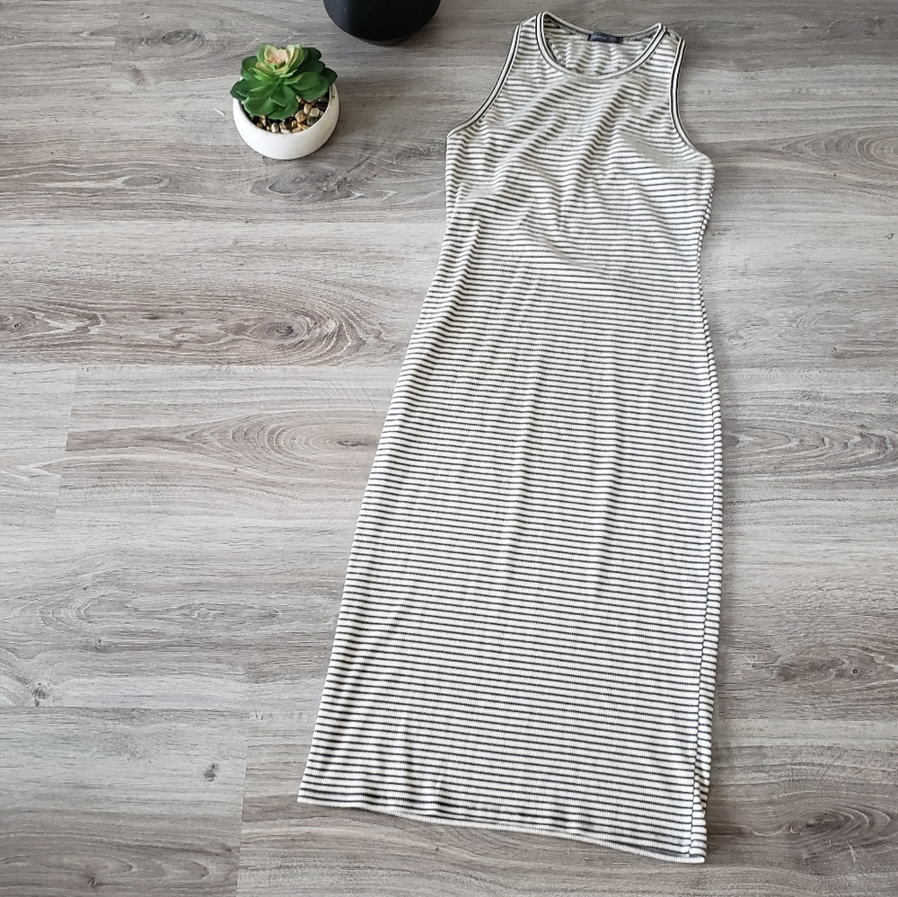 SOPRANO | Midi-length bodycon dress, striped